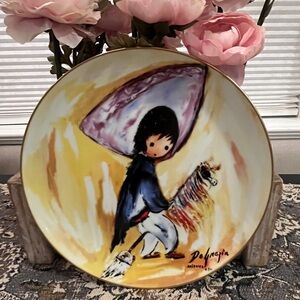 Limited Edition De Grazia "My First Horse" Collector Plate